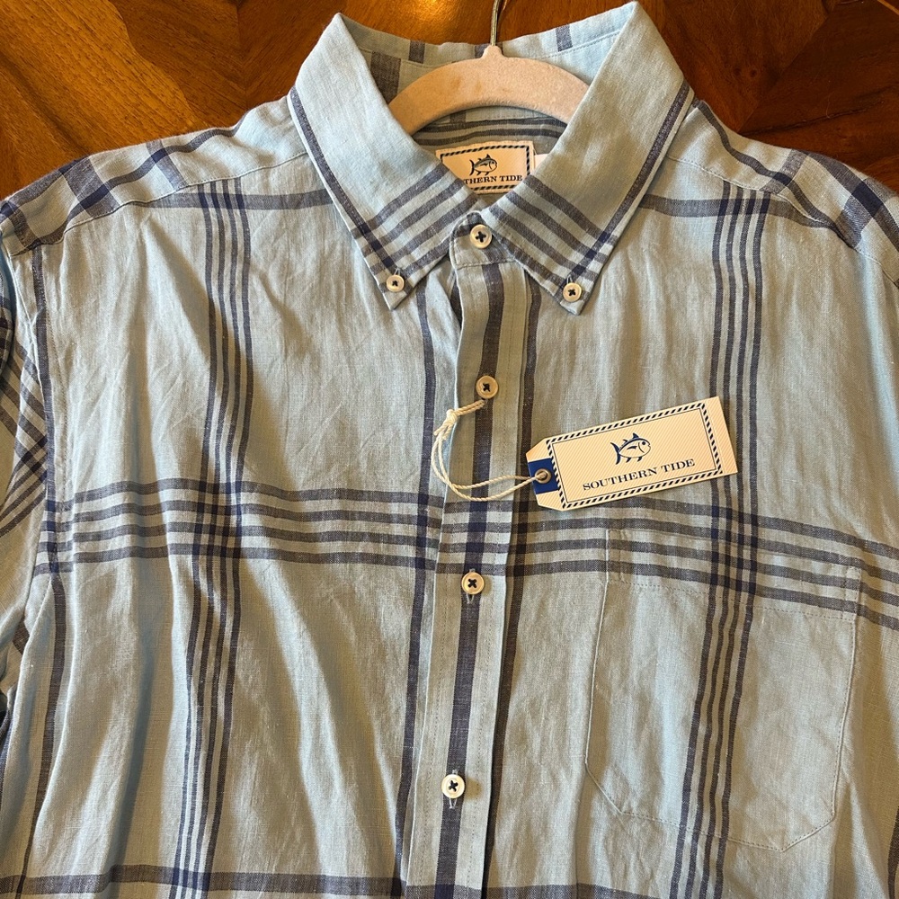 Southern Tide 100% linen shirt